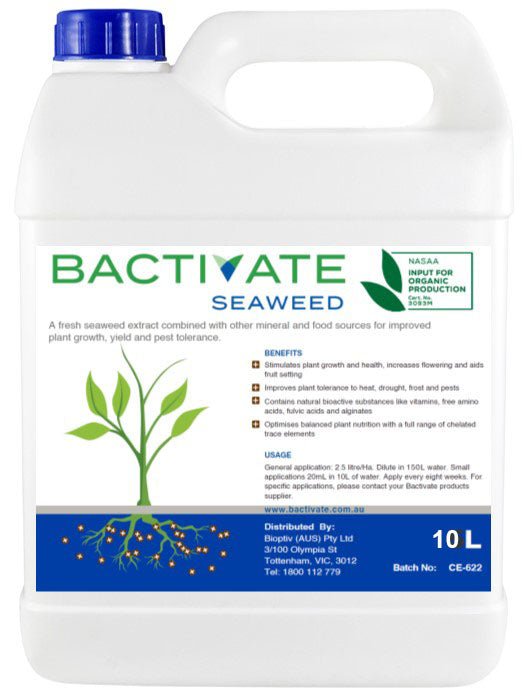 BACTIVATE PLANT STIMULANT - Soil Regeneration Australia