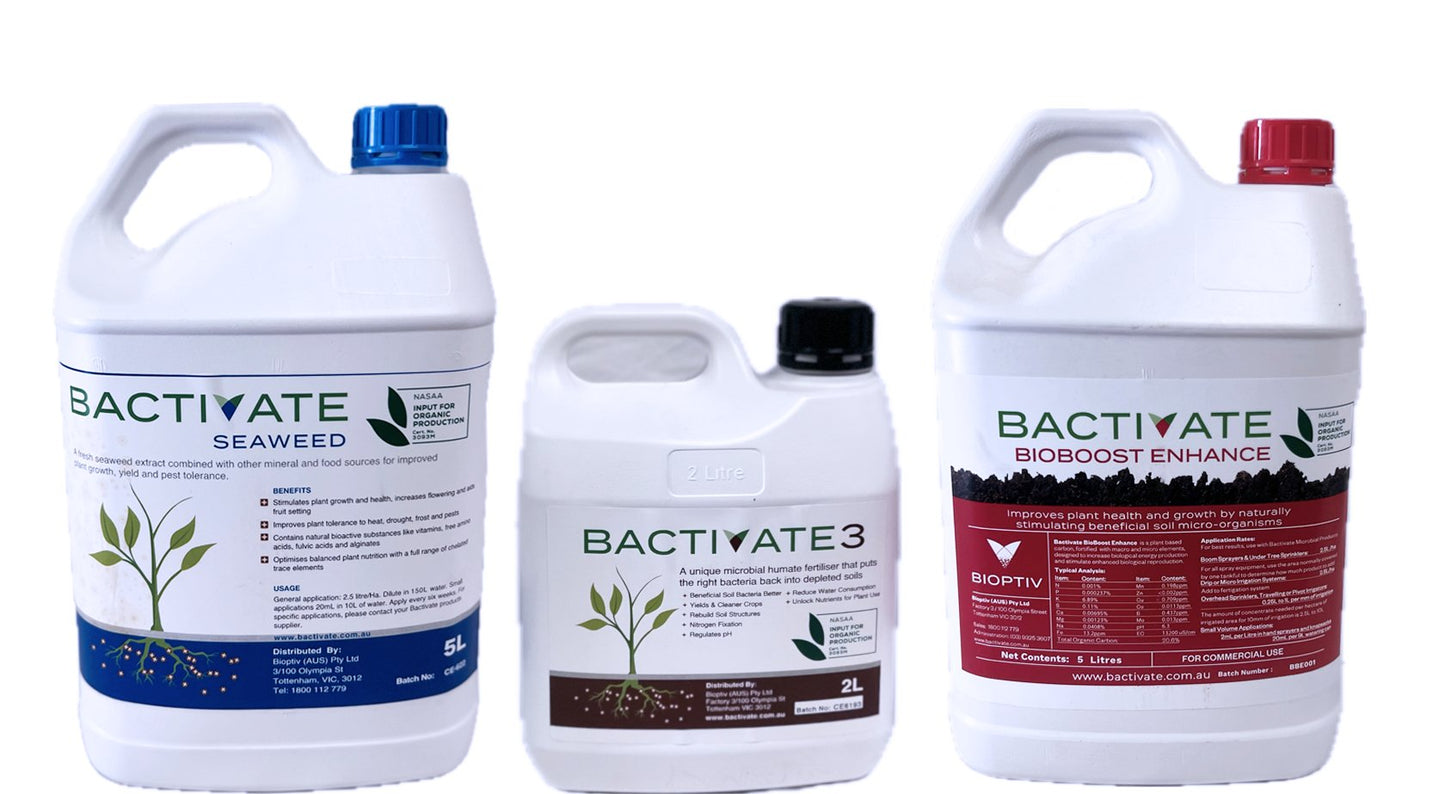 Bactivate 3 Turf or Pasture Program - 2Ha - Soil Regeneration Australia